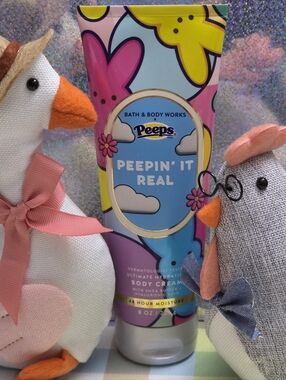 Bath & Body Works x Peeps Peepin' It Real Body Cream 8oz NEW